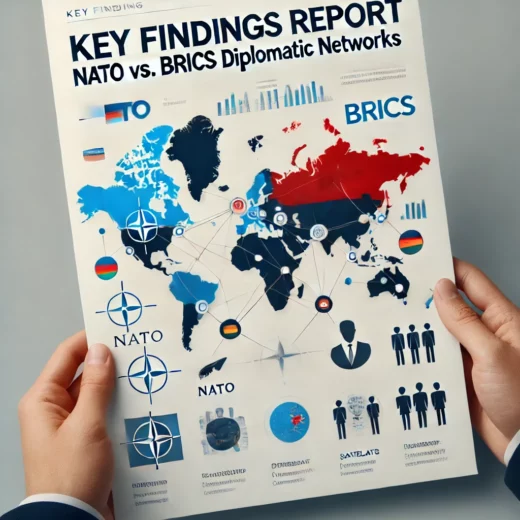 NATO vs. BRICS Diplomatic Networks