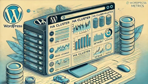 WordPress plugin interfacing with a High Availability (HA) cluster