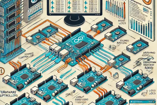 automated system for managing and updating a network of Arduino controllers