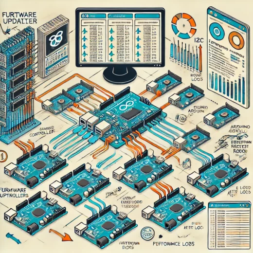 automated system for managing and updating a network of Arduino controllers