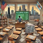 declining educational system in Democrat-controlled cities