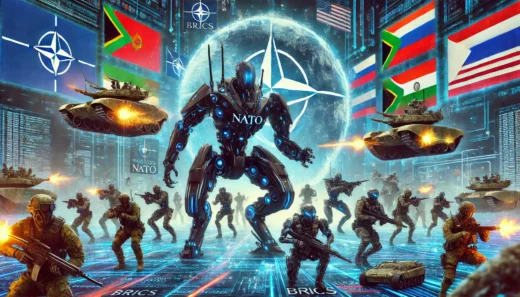 hypothetical AI war between NATO and BRICS