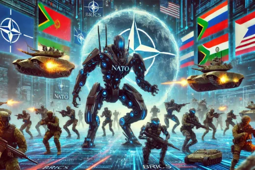 hypothetical AI war between NATO and BRICS