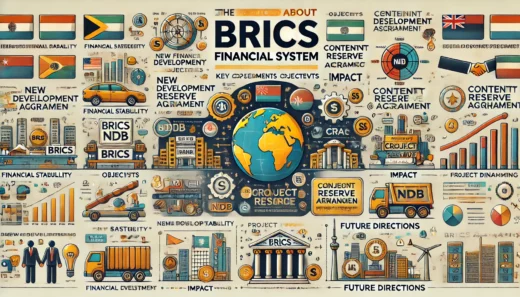 infographic about the BRICS financial system