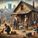 rural family in Pittsburgh surviving a societal collapse