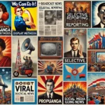 various propaganda display methods large eye-catching poster with bold slogans