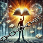 breaking free from chains or a digital matrix