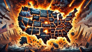 America Fractured: Imagining a Nation Divided and Descending into Chaos