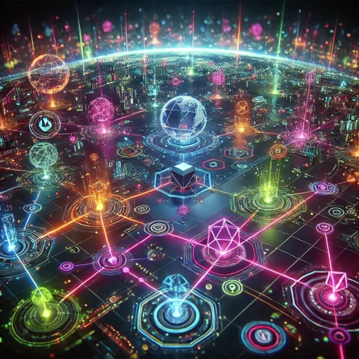 immersive digital cyberspace game environmen