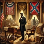 Abraham Lincoln during the Civil War era standing in a room