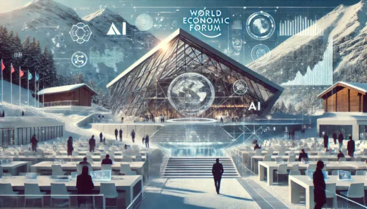 representation of the World Economic Forum (WEF) in Davos