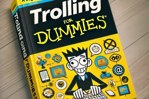 Trolling for Dummies The cover should feature the classic For Dummies