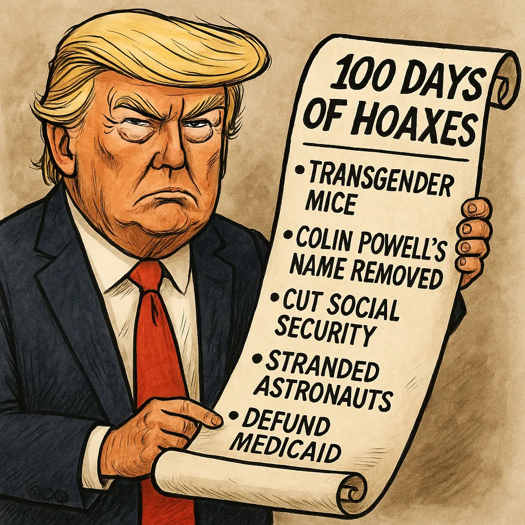 100 Days of Hoaxes
