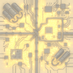 Interesting Circuit Pattern PNG