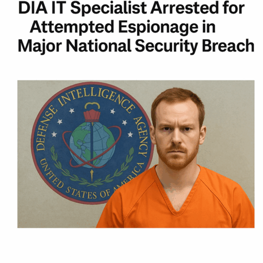 Arrested for Attempted Espionage