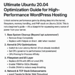 Ultimate Ubuntu 20.04 Optimization Guide