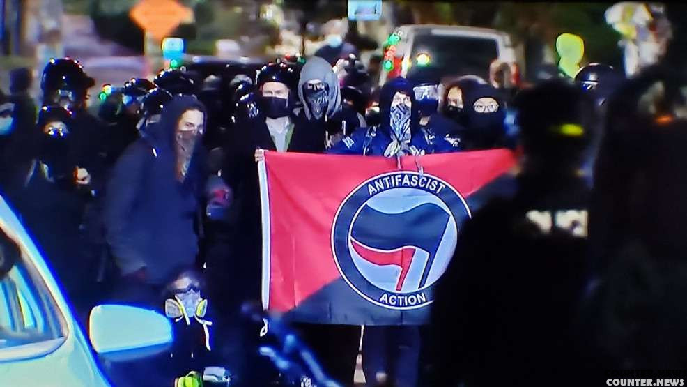 Antifa surrounds Seattle news team