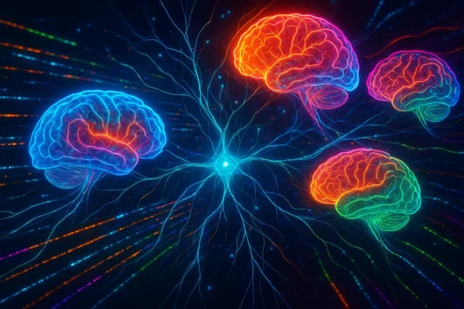 Neon Fractal Brains
